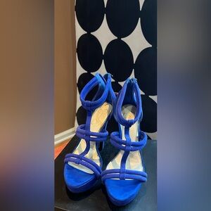 Jessica Simpson Royal Blue Heels